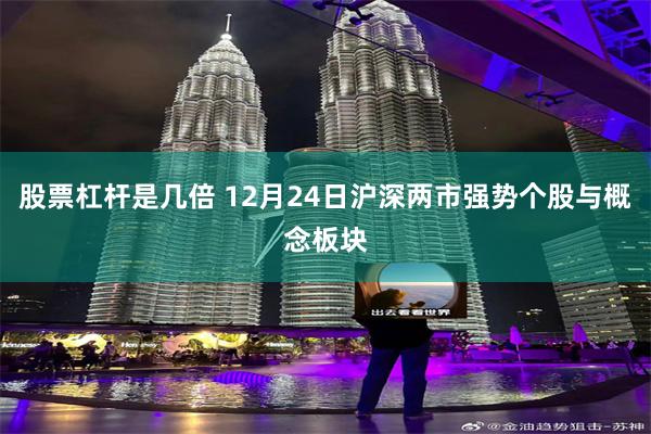股票杠杆是几倍 12月24日沪深两市强势个股与概念板块